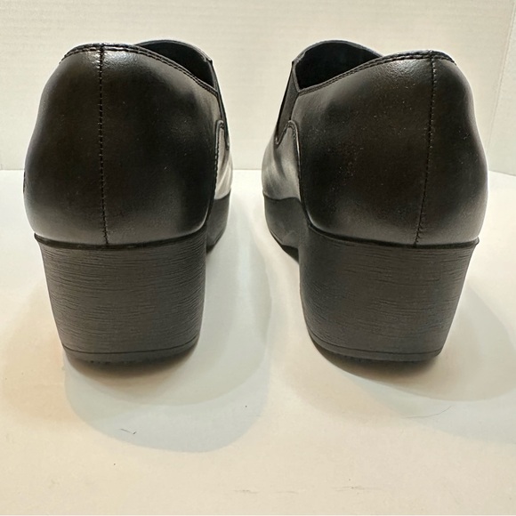 Lila Kelsey Women’s Slip-Resistant Black Work Clogs Shoes-Size 10-Workwear Nurse - Picture 6 of 10